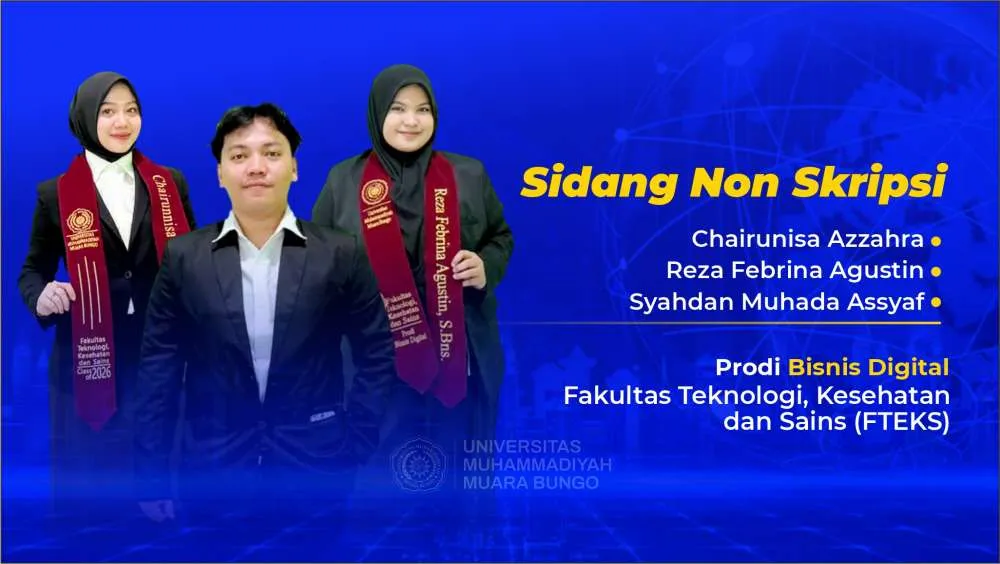 Perdana, Prodi Bisnis Digital UMMUBA Gelar Sidang Non Skripsi Berbasis Publikasi Jurnal SINTA 3