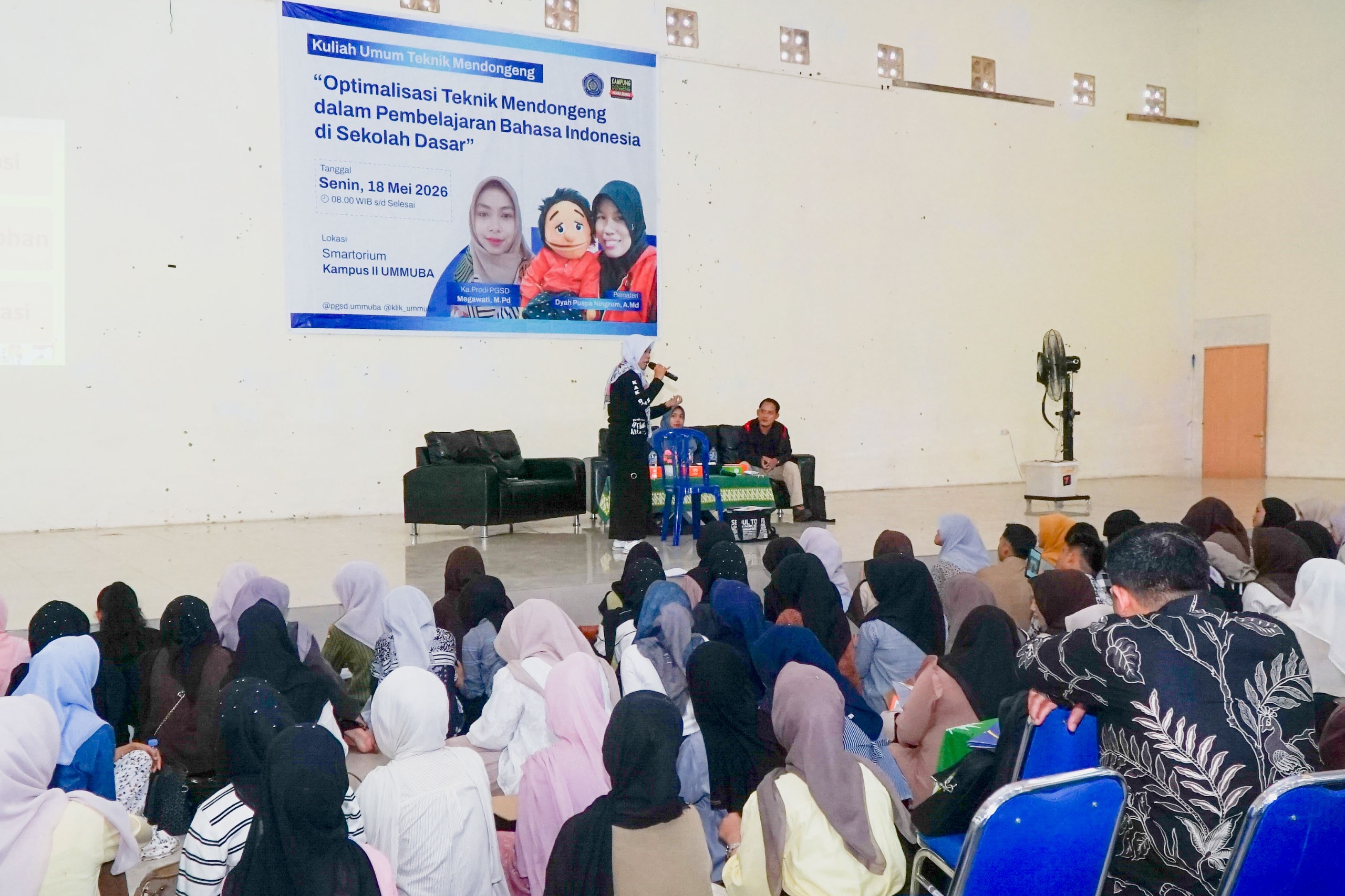 Kuliah Umum PGSD UMMUBA Bahas Cara Mengajar yang Seru dan Kreatif